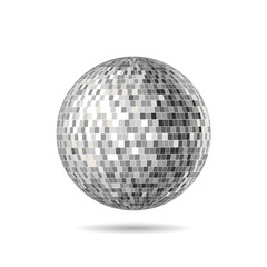 Vector Version of a Mirrorball, Mirror Ball, Disco Ball, for party flyers illustration on white background