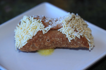 Cannoli traditional Sicilian pastry