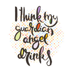 Hand lettering grunge card with textured handcrafted doodle letters in retro style