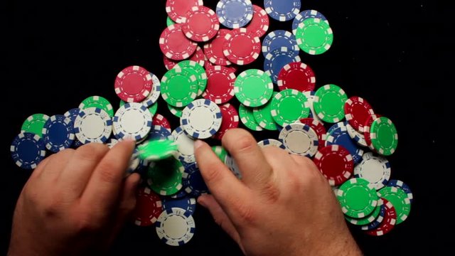 Fichas para jugar cartas Casino pasatiempo detalle macro