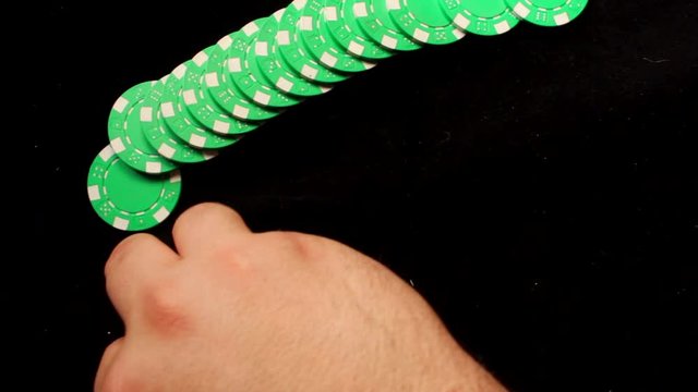 Fichas para jugar cartas Casino pasatiempo detalle macro