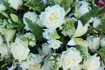 White wedding flowers