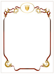 Horse info graphic poster design. Vector illustration.