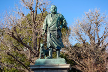 上野公園　西郷隆盛象