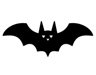 コウモリ目口(黒)