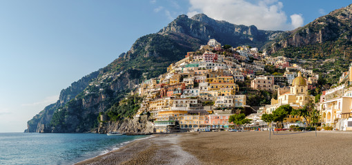 View of Positano from Beach - Amalfi coast, Naples, Italy  © steli[ο]rama
