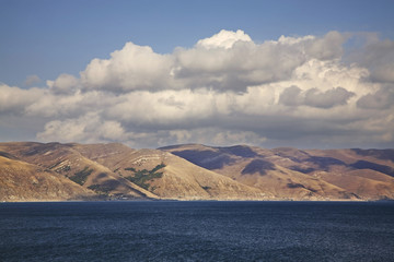 View of Lake Sevan. Armenia