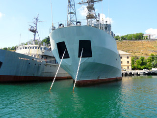 Sea boats, lifeboats. Sailboats. Repair and loading of ships.Sea.Submarine.