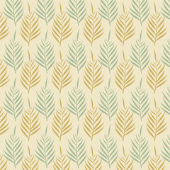 abstract tropical palm leaf pattern background vectors seamless