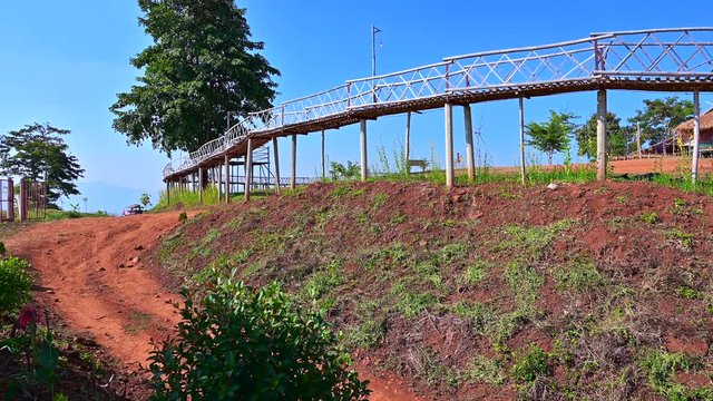 Landscape of Doi Sa Ngo Viewpoint, Chiang Rai Province.
