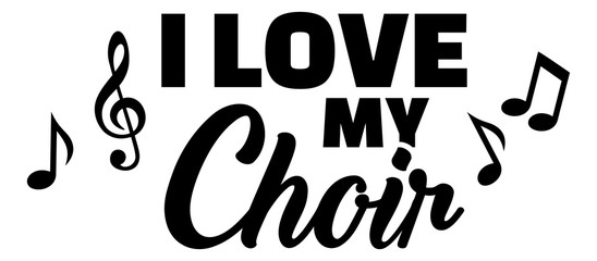 I love my choir music icon