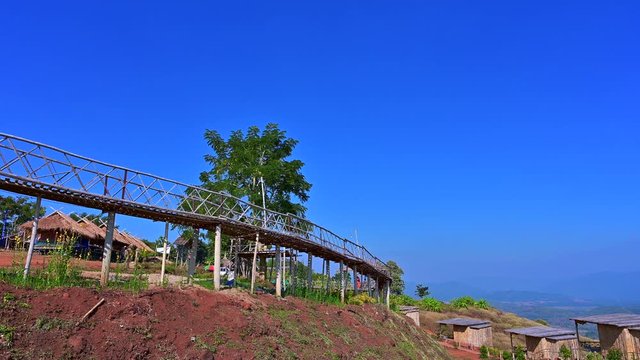 Landscape of Doi Sa Ngo Viewpoint, Chiang Rai Province.