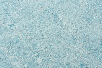 Abstract ocean - ART. Flat lay top view copy space. Aqua menthe trend 2020 color