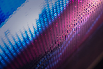 CloseUp LED blurred screen. LED soft focus background. abstract background ideal for design.