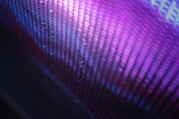 CloseUp LED blurred screen. LED soft focus background. abstract background ideal for design.