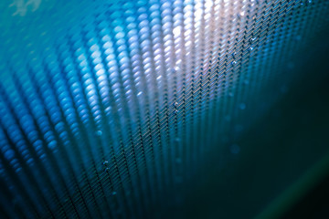 CloseUp LED blurred screen. LED soft focus background. abstract background ideal for design.