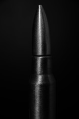 bullets on black background
