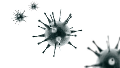 New coronavirus 2019-ncov. 3D illustration