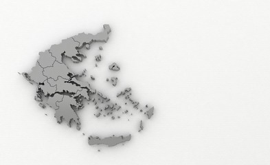 greece map. 3d render map of europe countries. 3d europe map. 