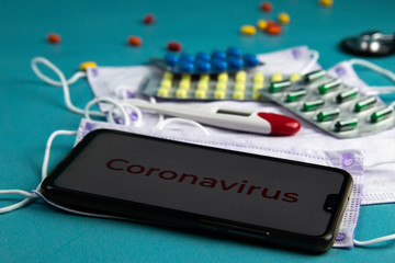Coronavirus 2019-nCoV. Corona virus outbreaking. Epidemic virus Respiratory Syndrome. China.