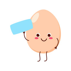 Cute cartoon character Egg
