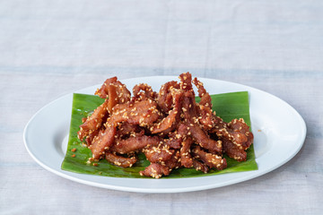 The Healthy food is very spicy and hot in the north of Thailand.