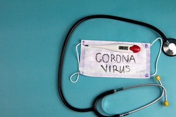 Coronavirus 2019-nCoV. Corona virus outbreaking. Epidemic virus Respiratory Syndrome. China.
