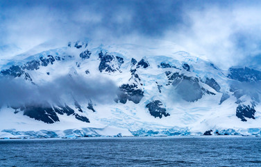  Snow Mountains Glaciers Charlotte Harbor Antarctica