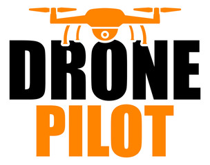 Drone Pilot Icon in orange © Miceking