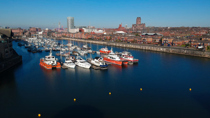 Fototapeta na wymiar Liverpool City / River Mersey