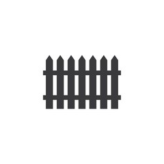 Fence logo icon vector