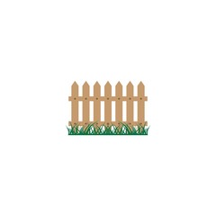 Fence logo icon vector