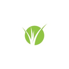 Grass ilustration logo