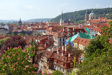 Prague, Czech Republic (Czechia).  Cityscape old town.
