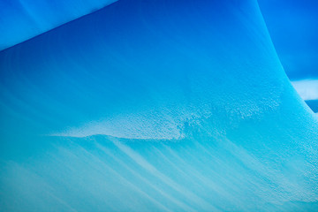 Blue Iceberg Closeup Abstract Background Antarctica © Bill Perry