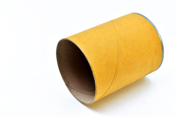 Packaging made of paper on white