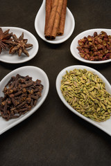 Five Spice Spoon Circle Fennel And Close Focus