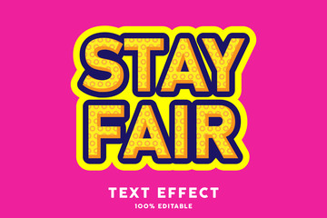 Yellow sticker text style efefct