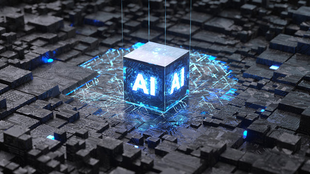 AI, Artificial Intelligence Concept,3d Rendering,conceptual Image.