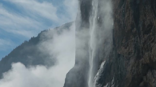 Waterfall Lauterbrunnen Valley Switzerland
