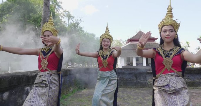 Lao Classical Dancing, Video In 4K