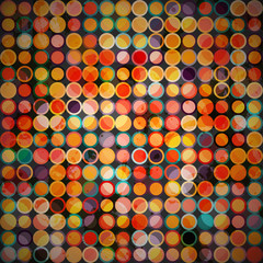 abstract circle seamless pattern