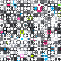 abstract grunge circle seamless texture