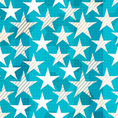 Obraz premium blue star seamless