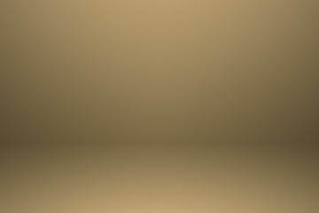 Abstract gold color tone background. Empty room with spotlight effect. Vector EPS10 Graphic art.