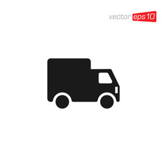 Truck Delivery Icon Design Illustration