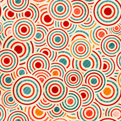 Fototapeta premium color circle pattern