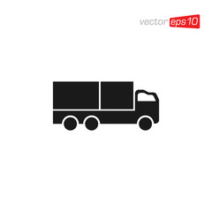 Truck Delivery Icon Design Illustration