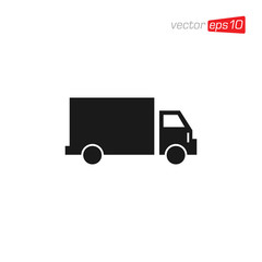 Truck Delivery Icon Design Illustration