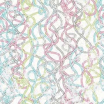 colored rope seamless pattern